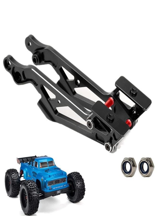 UURCSKY Aluminum RC Wing Mount for Arrma Kraton 6S BLX,Outcast 6S BLX，Typhon 6S BLX,Notorious 6S BLX,Talion 6S BLX,Adjustable Hops Up Upgrades Parts,Replacement of # AR320347(Black) - Image 1